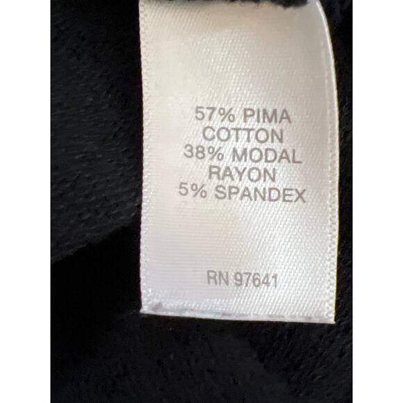 J.Jill size M pants black pull-on stretchy high-rise boot cut office walking - Picture 7 of 8